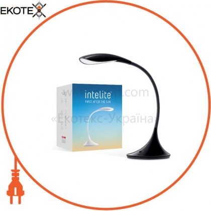 Intelite DL3-6W-BL лампа настольная светодиодная desk lamp 6w black