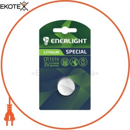 Enerlight 76160101 батарейка enerlight lithium cr 1616 bli 1