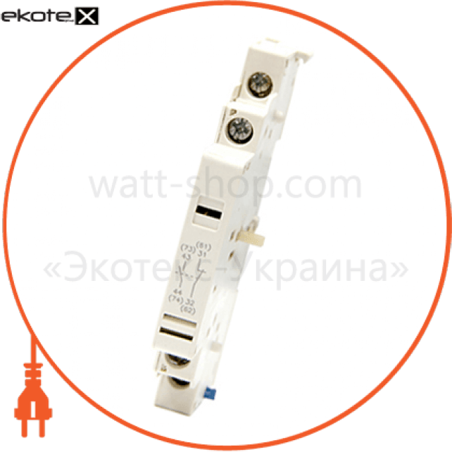 Enext p004026 блок контактов боковой до азд (0,4-32) e.mp.pro. an11: приложение. 1no + 1nc