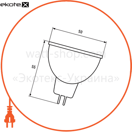 Eurolamp LED-SMD-05104(P) eurolamp led лампа эко серия "d" smd mr16 5w gu10 4000k