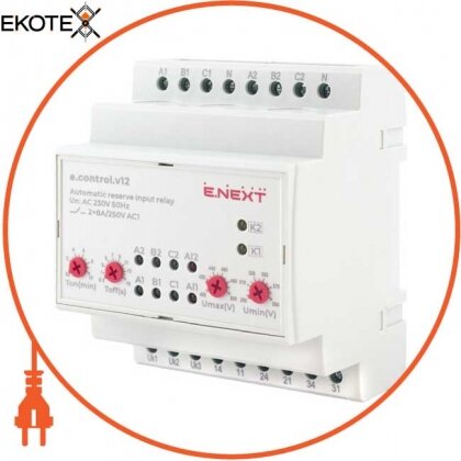 Enext p0690022 реле автоматического ввода резерва e.control.v12