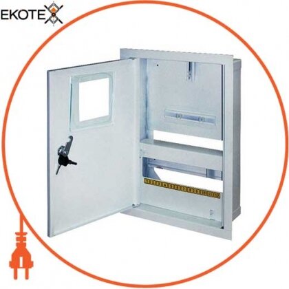 Enext s0100006 корпус e.mbox.stand.w.f1.12.z металлический, под 1-ф счетчик, 12 мод., встраиваемый, с замком