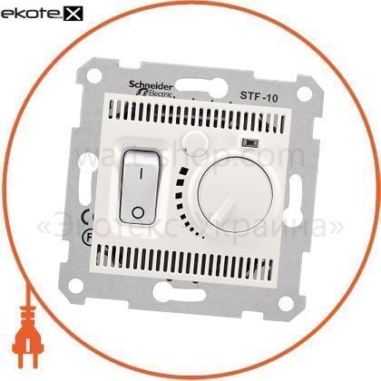 Schneider SDN6000323 sedna термостат для пола без рамки, 10а кремовый