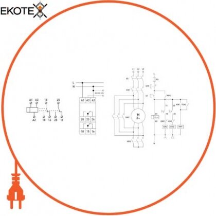 Enext i0310030 реле времени звезда / треугольник e.control.t18