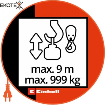 Einhell 2255160 тельфер електричний tc-eh 1000