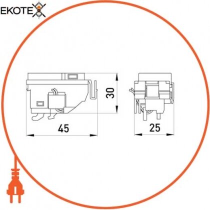 Enext i0070001 независимый расцепитель e.industrial.ukm.100.fl.220, 220в