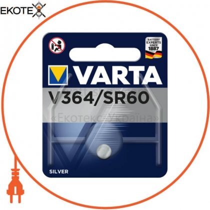 Varta 364101111 батарейка varta v 364 1 шт