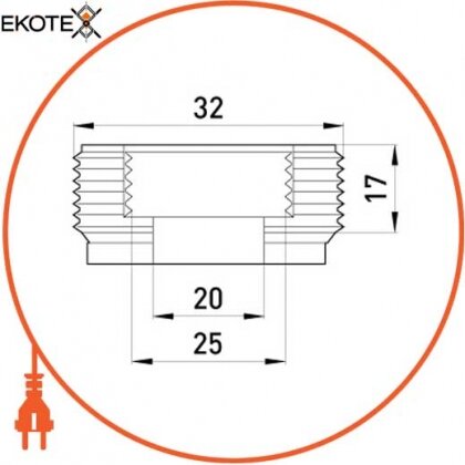 Enext i0410003 труба металлическая e.industrial.pipe.thread.1/2 с резьбой , 3.05 м