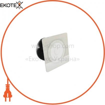 Intelite I082612 светильник светодиодный downlight grand 9w 6000k sq