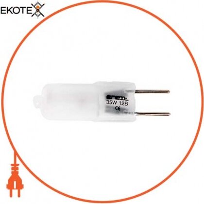 Enext l004007 лампа галогенная e.halogen.jc.g6.35.12.35.frost матовая, патрон g6.35, 12v, 35w