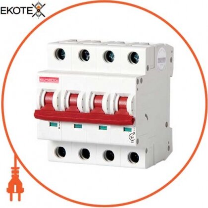 Enext i0190018 модульный автоматический выключатель e.industrial.mcb.100.3n.c63, 3р+n, 63а, c, 10ка