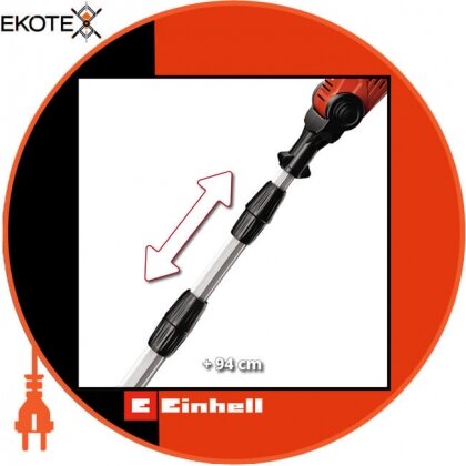 Einhell 3410866 кусторез телескопический аккумуляторный ge-hh 18/45 li t-solo