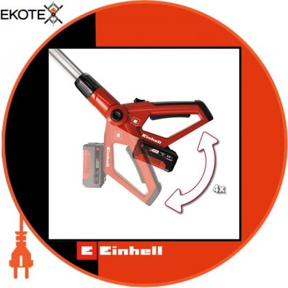 Einhell 3410866 кусторез телескопический аккумуляторный ge-hh 18/45 li t-solo