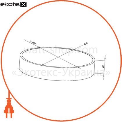 Nami lighting K.450.9005.1.4.23 подвесной led светильник nami lighting  &quot;круг&quot; 23w ip20