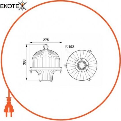 Enext l0520003 блок пра e.na.high.light.2201.250 к подвесным светильникам серии 2201, натриевый, 250 вт