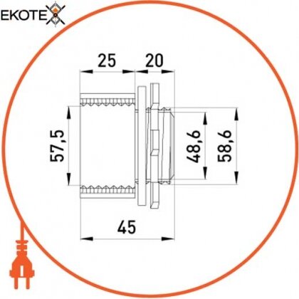 Enext i0580006 труба металлическая e.industrial.pipe.thread.1/2 с резьбой , 3.05 м