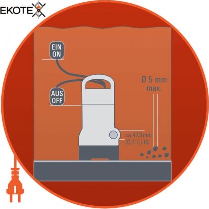 Einhell 4170442 насос для грязной воды gh-sp 2768