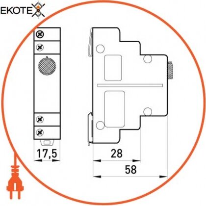 Enext i0290005 индикатор e.industrial.i. blue, синий