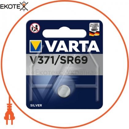 Varta 371101111 батарейка varta v 371 1 шт