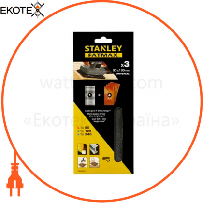 Сетка шлифовальная STANLEY STA39047