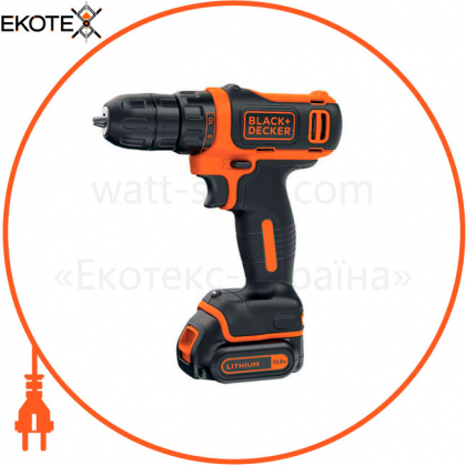 Дрель-шуруповерт аккумуляторная BLACK+DECKER BDCDD12B