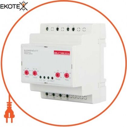 Enext p0690016 реле вибору фаз 16а e.control.v11