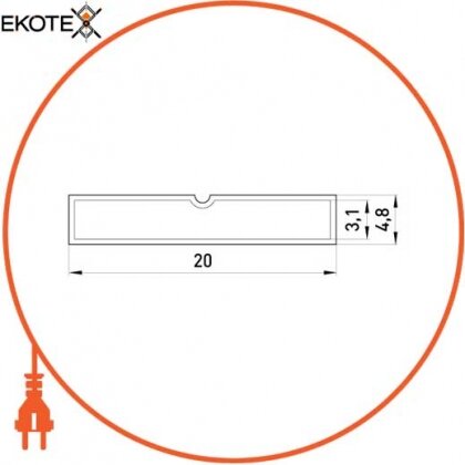 Enext s041003 гильза медная луженая кабельная соединительная e.tube.stand.gty.4