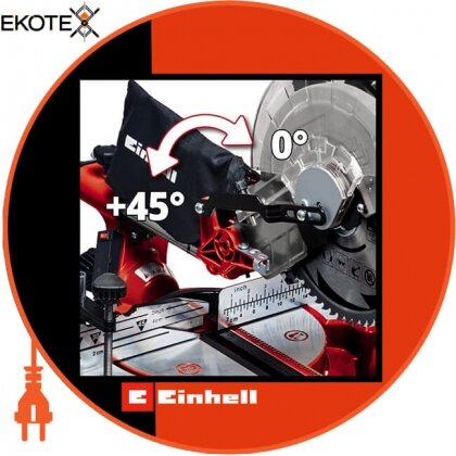 Einhell 4300817 пила торцевая с протяжкой tc-sm 2531/1 u