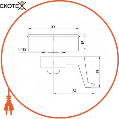 Enext 43-049-5 защелка пластиковая