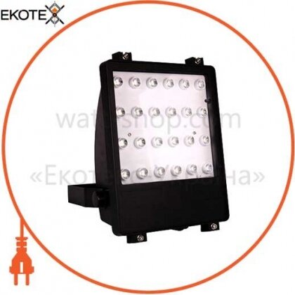 Enext l0800004 прожектор светодиодный e.light.led.102.24.24.6500.black 24вт черний