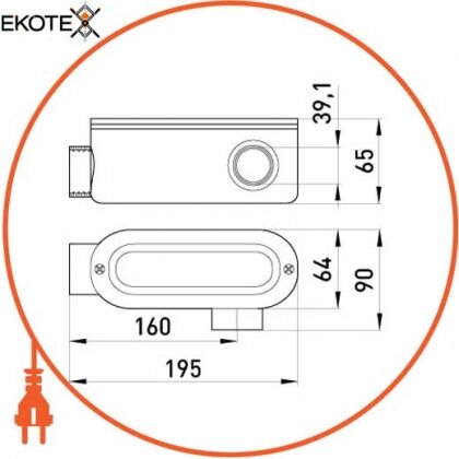 Enext i0540004 труба металлическая e.industrial.pipe.thread.1/2 с резьбой , 3.05 м