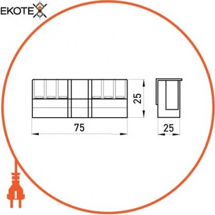 Enext i0050001 планка контактна e.industrial.ukm.jx