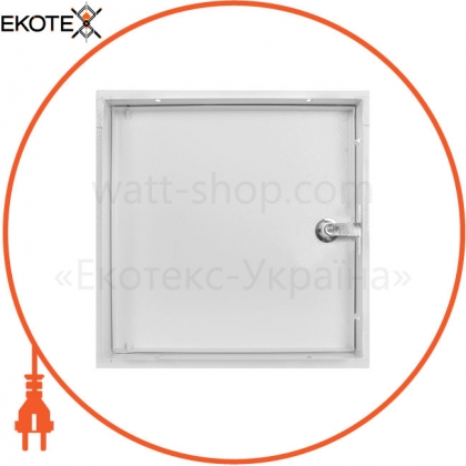Дверцята металеві ревізійні e.mdoor.stand.600.600.z 600х600м c замком