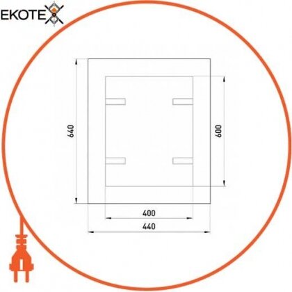 Enext s0100061 дверцы металлические ревизионные e.mdoor.stand.400.600.z 400х600м c замком