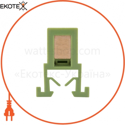 Шина нулевая e.bs.stand.1.7.green 7 отв., Зеленый