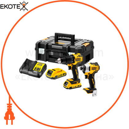 Набор из двух инструментов бесщеточных DeWALT DCK2062D2T