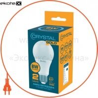 Лампа Crystal Gold светодиодная A60  8W PA Е27 3K