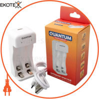 Зарядное устройство для Quantum QM-BC1020 для Ni-MH/Ni-CD 1.2V акум. AA/AAA 2-slot (USB)