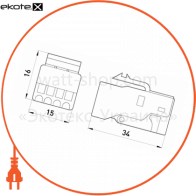 Enext ADK-050009 коннектор телефонный (1x4)