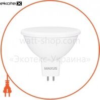 Лампа светодиодная MAXUS 1-LED-712 MR16 5W 4100K 220V GU5.3