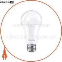 Лампа светодиодная MAXUS 1-LED-777 A60 12W 3000K 220V E27