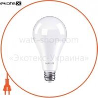 Лампа светодиодная MAXUS 1-LED-784 A80 18W 4100K 220V E27