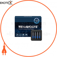 Комплект акумулятор літієвий TENAVOLTS AAA  740mAh  1.5V 4шт./уп з зарядним пристроєм