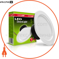 Eurolamp LED-DLR-5/3(Е) светодиодный eurolamp led светильник круглый downlight 5w 3000k