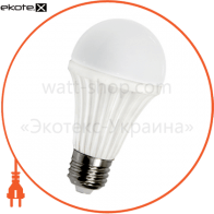 Лампа світлодіодна e.save.LED.G60A.E27.9.4200 керамічна, тип куля, 9Вт, 4200К, Е27