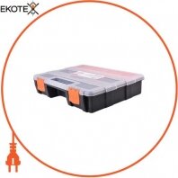 Органайзер-пластиковий кейс, e.toolbox.17, 220х290х60мм