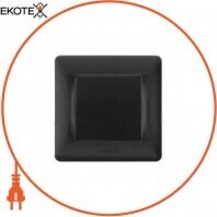 VIDEX BINERA Выключатель 1кл черный графит (VF-BNSW1-BG) (20/120)