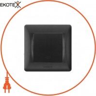 VIDEX BINERA Выключатель 1кл промежуточный черный графит (VF-BNSW1I-BG) (20/120)