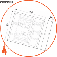 Enext ЩЭ-3ст-Н щит этажный щэ-3 ст-н под три однофазных счетчика, навесной