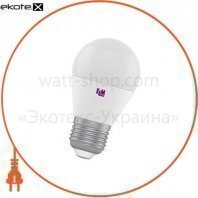 Лампа світлодіодна куля PA10 7W E27 4000K алюмопластиковый корп. 18-0163
